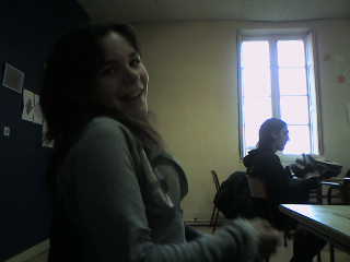 me entrin de mettre le bordel en cours de maths mdr h&eacute; Saliha lol...!!