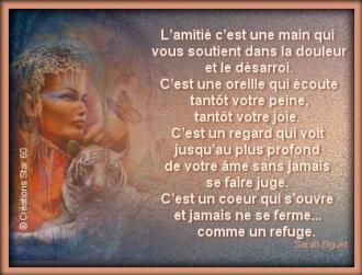Qu'est ce que l'Amiti&eacute; ...??